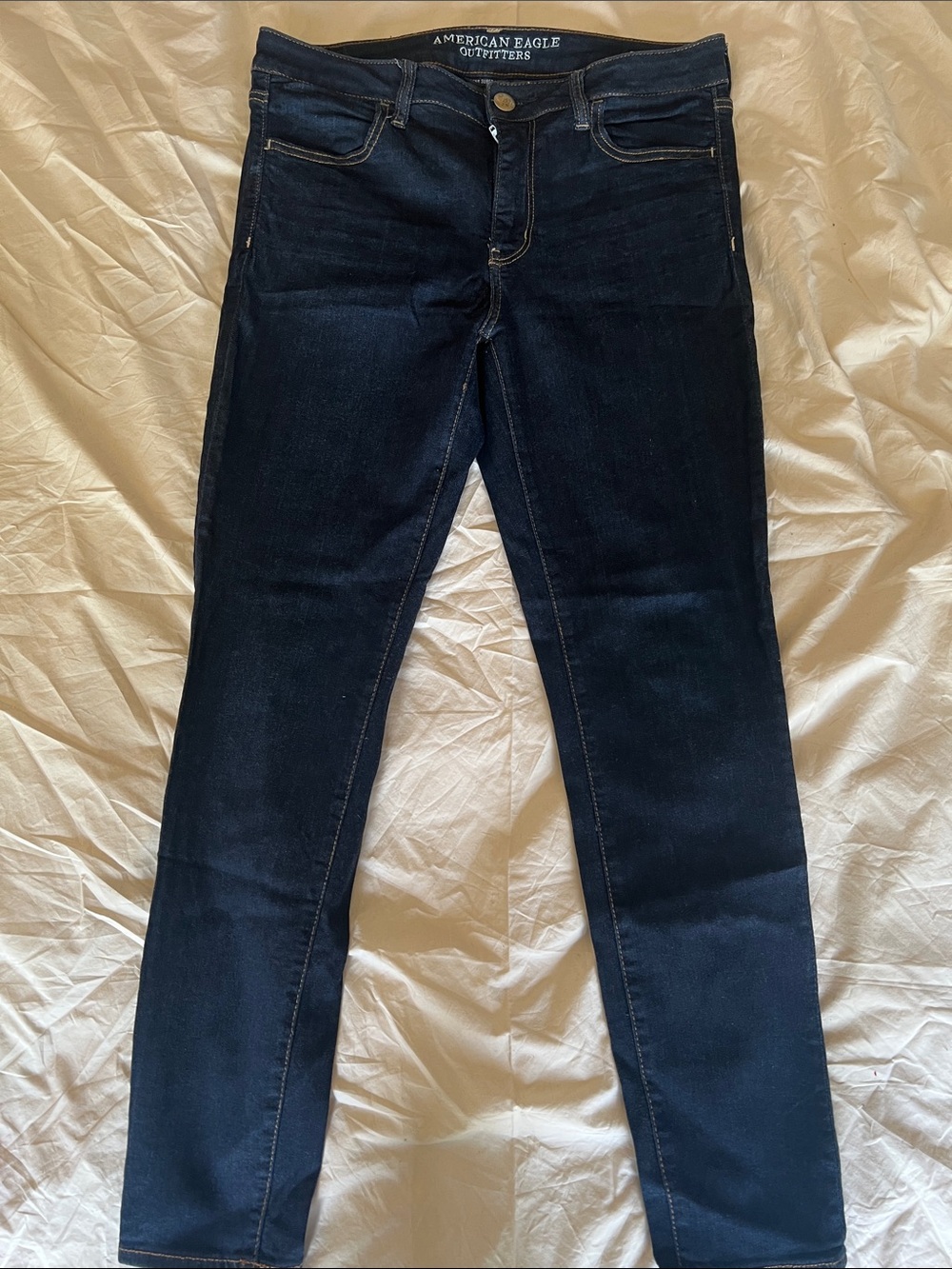 American Eagle Outfitters Navy Blue Slim Jeans Size 12